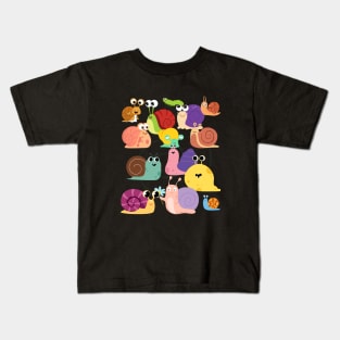 snails lover Kids T-Shirt